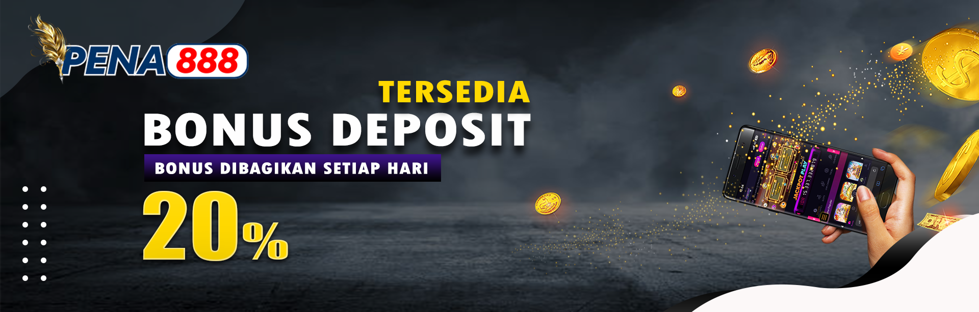 Bonus harian 20%